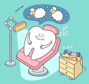 IV sedation illustration